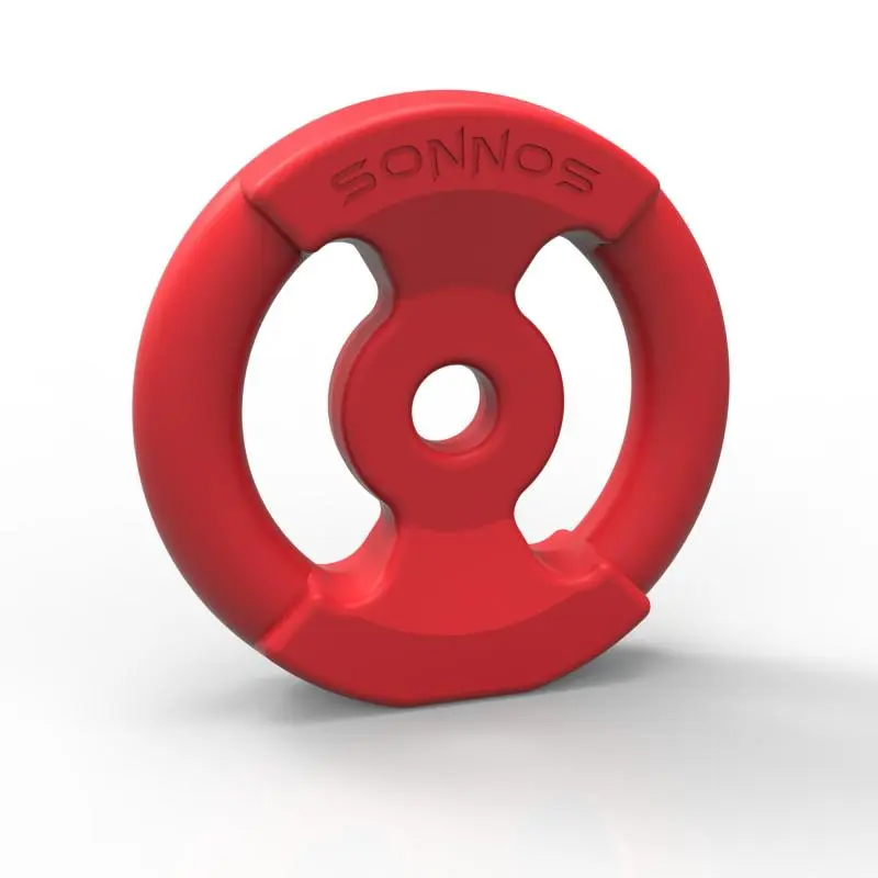 Disco pvc c/manija 2,5kg rojo