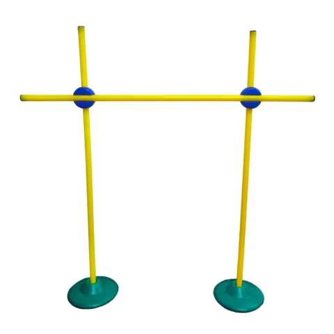 Valla regulable hasta 1m (3 bastones liso + 2 bases planas + 2 uniones)