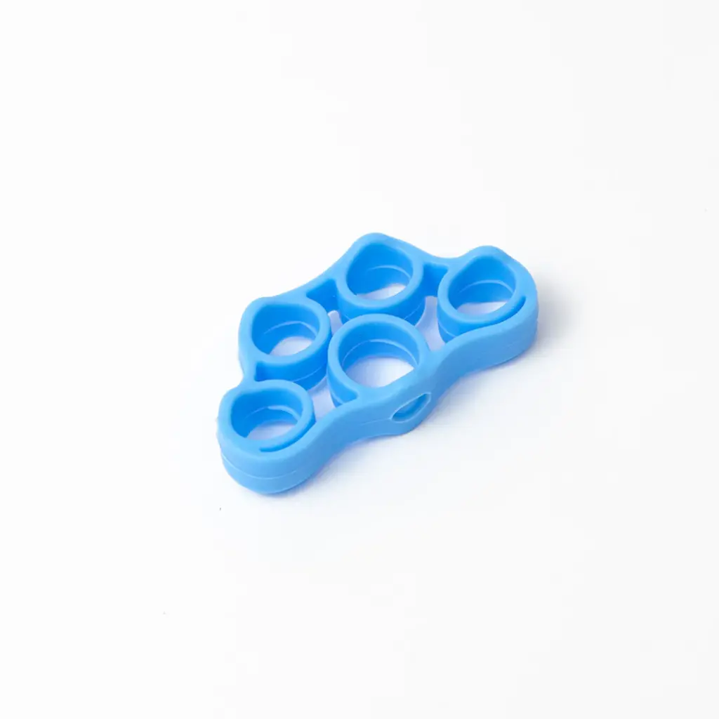Ejercitador de dedos goma intensidad baja (azul)
