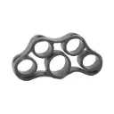 Ejercitador de dedos goma intensidad media (gris)