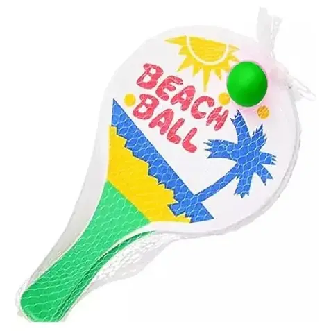 [10903] Paleta playera madera + pelota