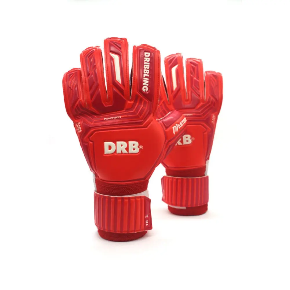 Guante de arquero master 4.0 rojo talle 8