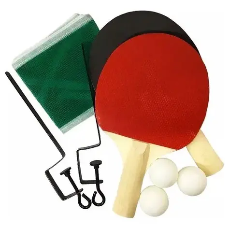 [11003] Set ping pong red + 2 paletas + 3 pelotas eco