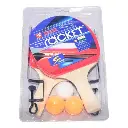 Set ping pong red + 2 paletas + 3 pelotas eco