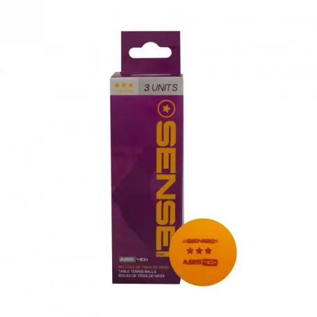 [7790085433000] Pelota ping pong sensei 3 star x3