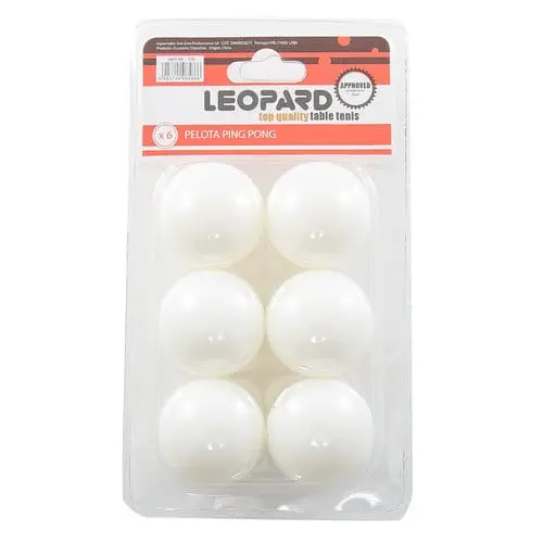 [12544] Pelotas ping pong x6 leopard