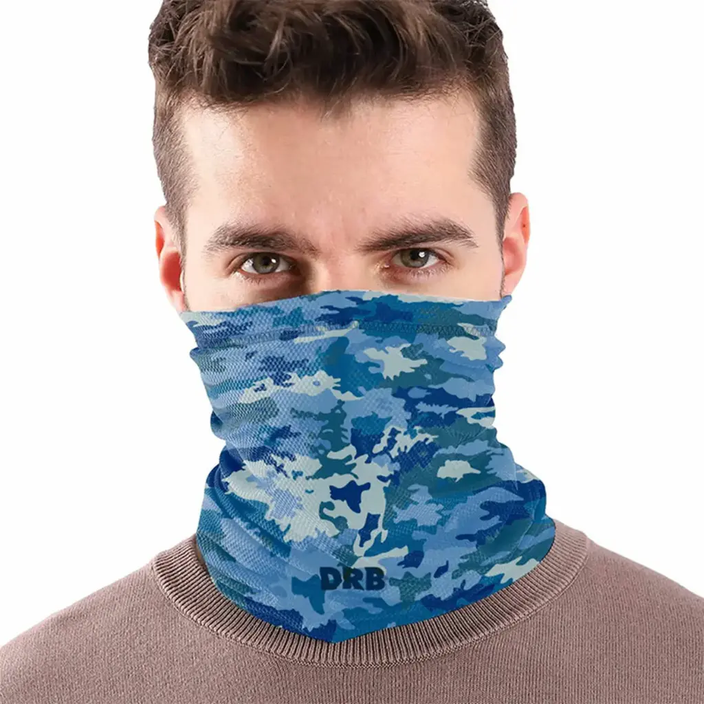 [10933] Cuello deportivo drb azul