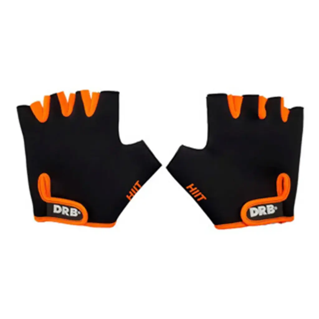 Guante fitness drb hiit naranja