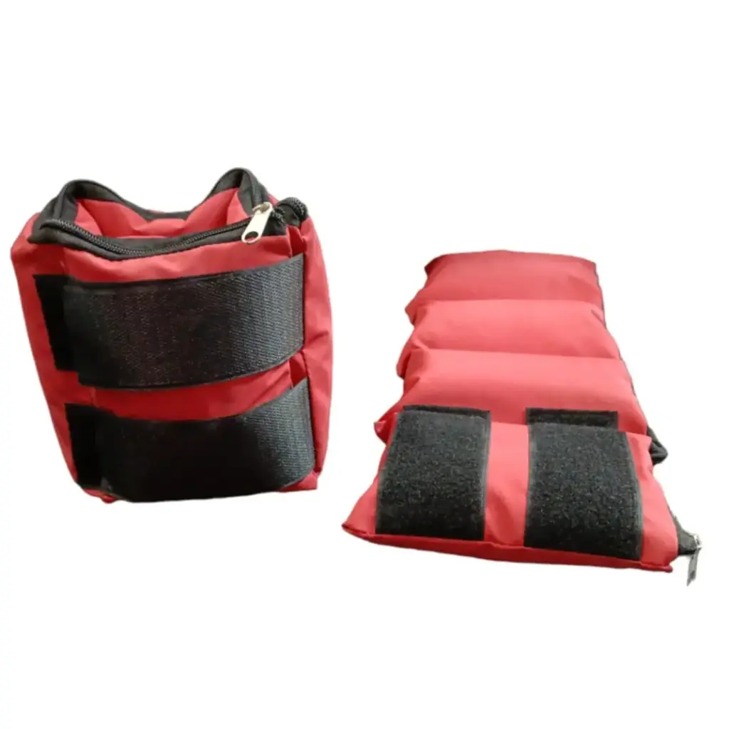 [10337] Tobilleras reforzadas ags 3kg (por par) (Rojo)