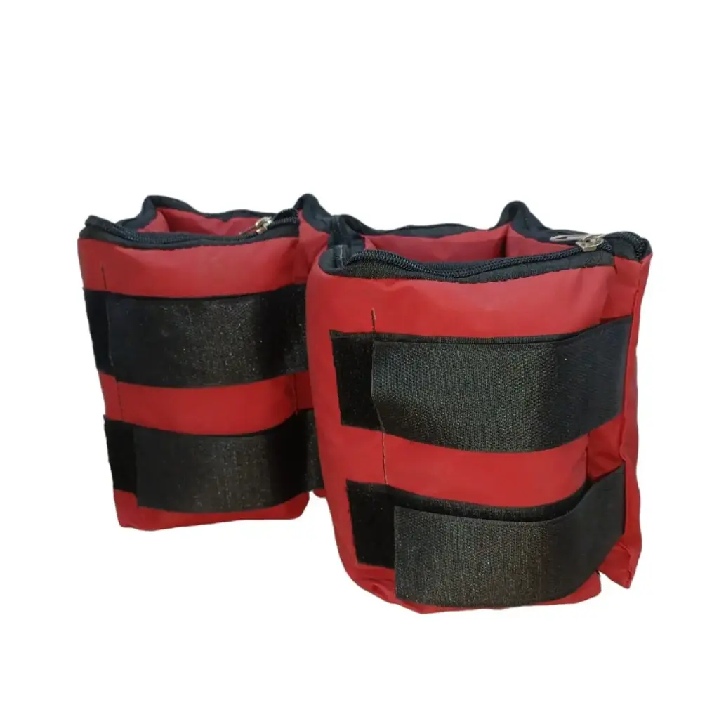 [10380] Tobilleras reforzadas ags 5kg (por par) (Rojo)