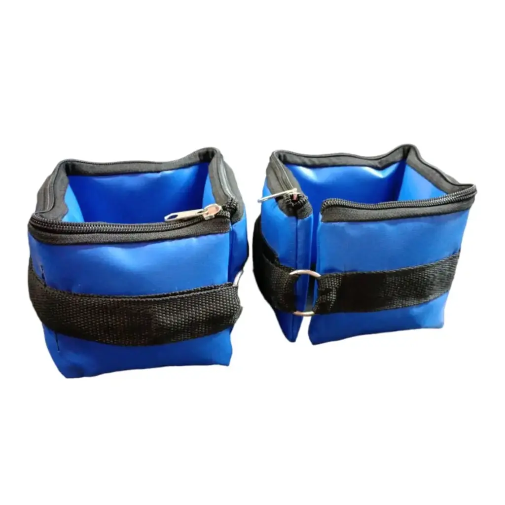 [10828] Tobilleras premium vinilicas ags 1kg (par) (Azul)