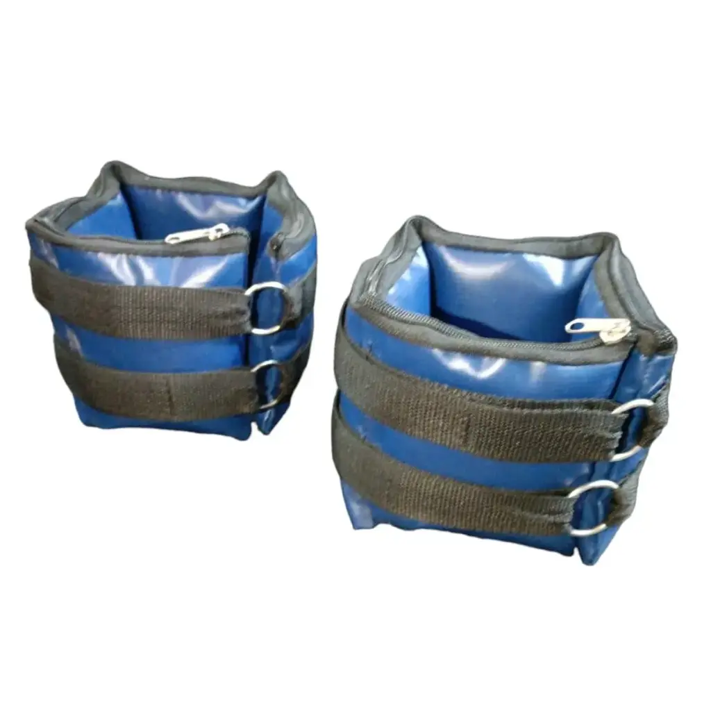 [10829] Tobilleras premium vinilicas ags 2kg (par) (Azul)