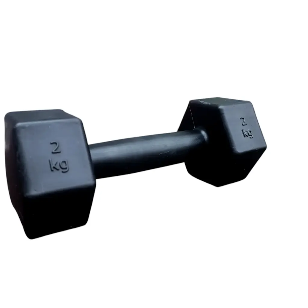 [15002] Mancuerna pvc sonnos 2kg (Negro)