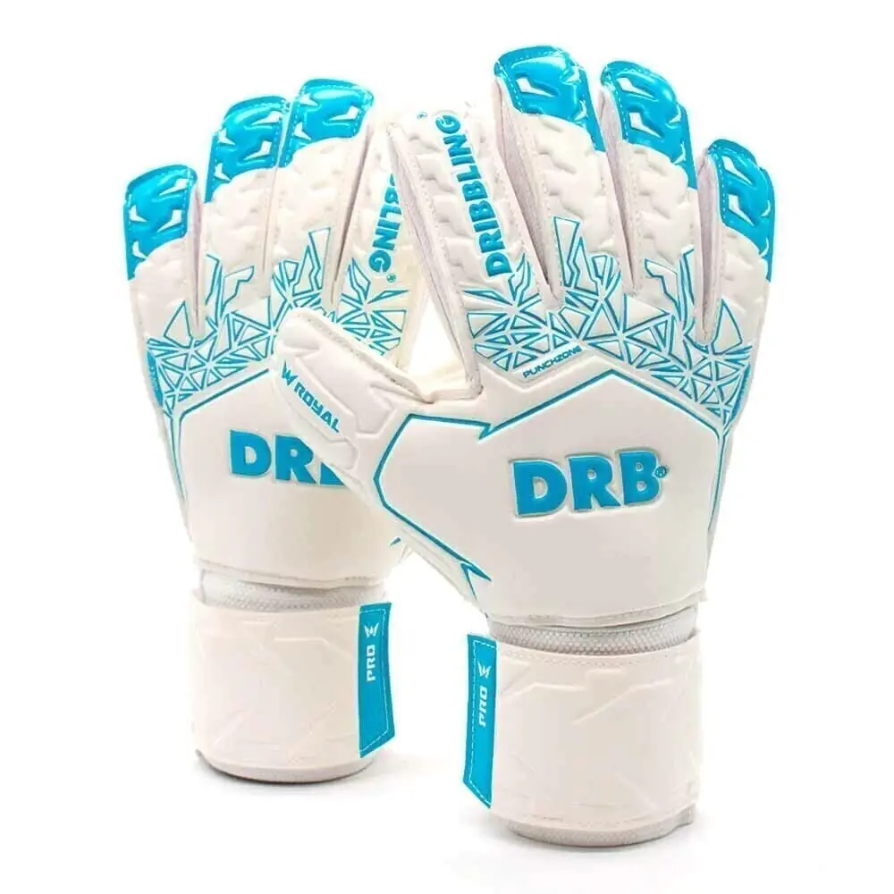 Guante de arquero drb royal 4.0 junior blanco