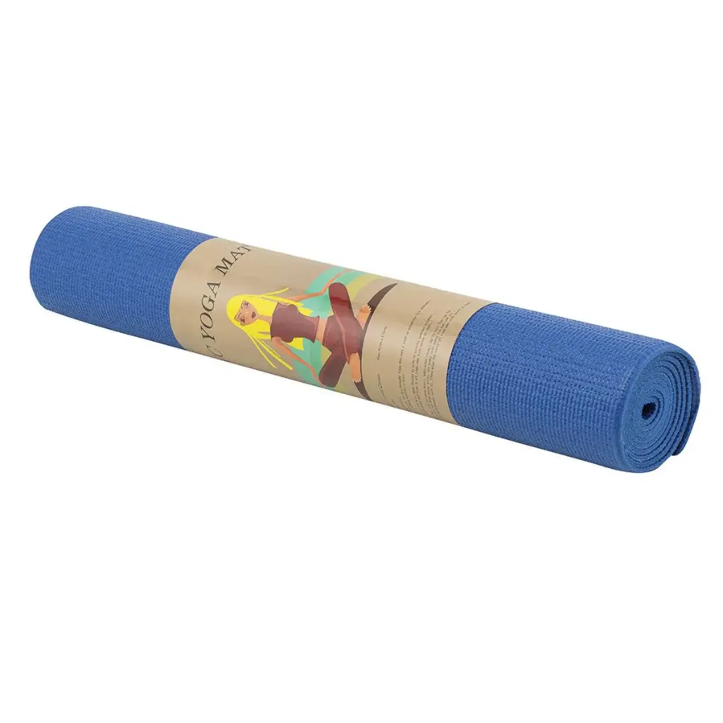 [10776] Colchoneta yoga mat pvc 6mm (Azul)