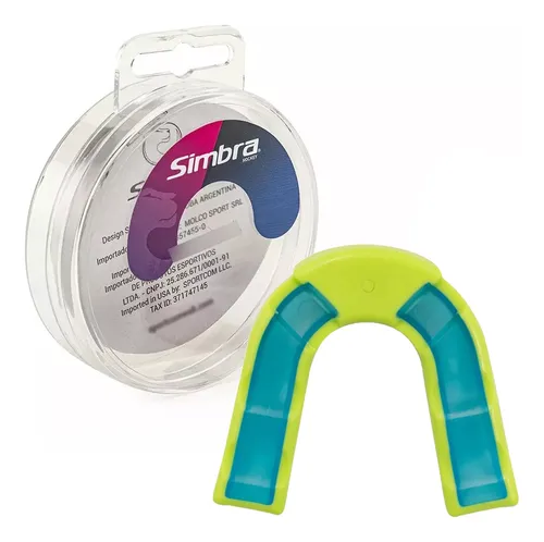 [7790085034542] Protector bucal simple bicolor  drb/simbra (Junior)