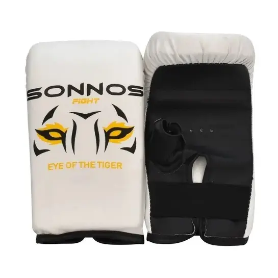 Guantin boxeo sonnos kids lion  blanco