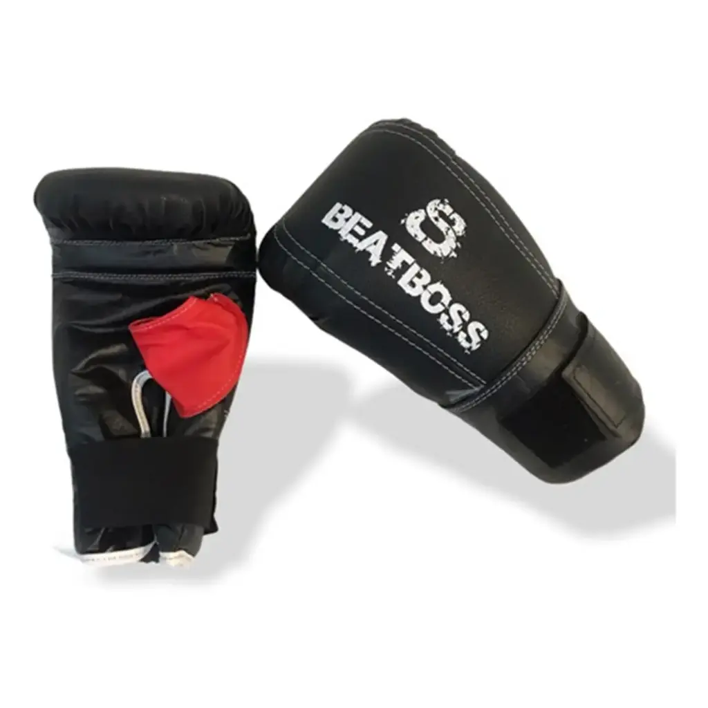 Guantin beatboss de cuero con velcro