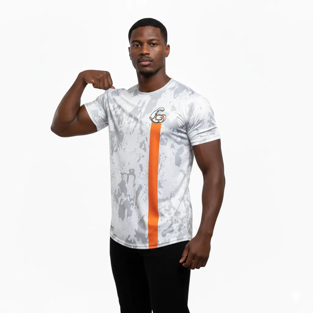 Remera ags lycra premium blanca