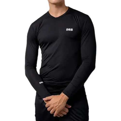[11036] Remera termica drb negra (s)