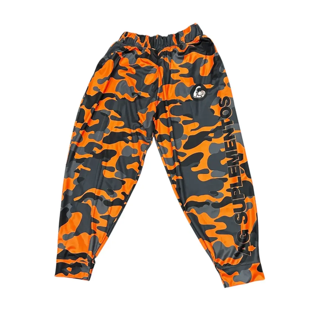 Pantalon babucha ags naranja camuflado