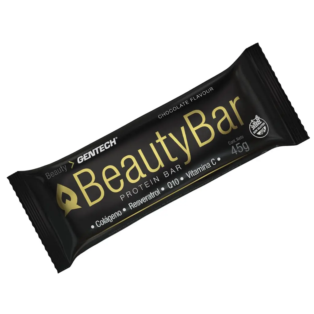 Barra proteica beauty gentech unidad x45gs chocolate