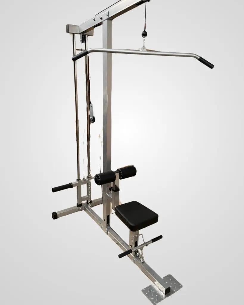 Maquina dorsalera y remo bajo a discos 