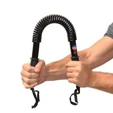 Barra ejercicios de fuerza con resorte- power twister 80kg