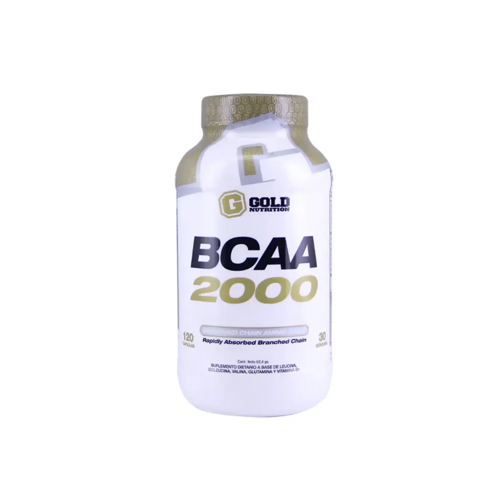 Aminoacido bcaa 2000 gold nutrition x 120c