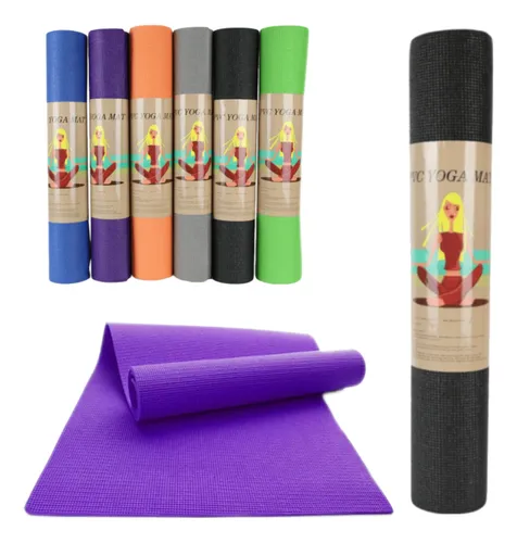 [30110] Colchoneta yoga mat pvc 4mm (Azul)