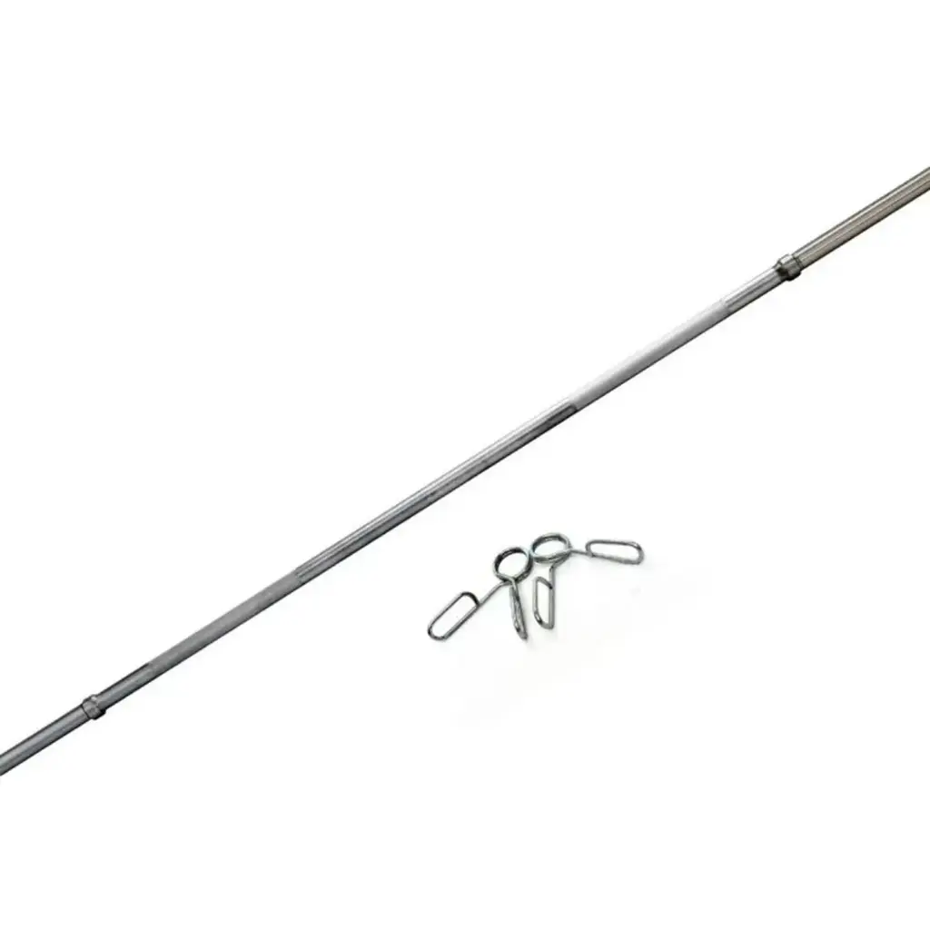 Barra recta cromada 2,20m - diametro 30mm - maciza (con topes) 