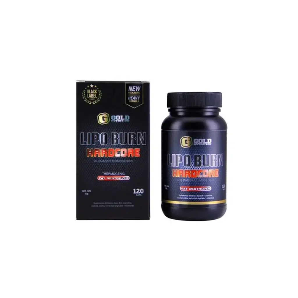 [867] Quemador lipoburn gold nutrition x120c
