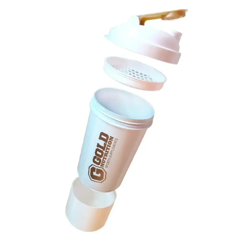 Shaker gold nutrition con compartimento