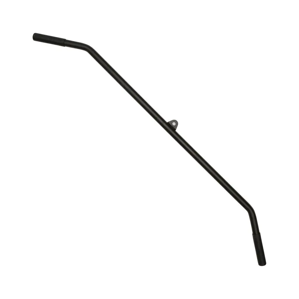 Barra dorsalera 120cm para polea - negro 