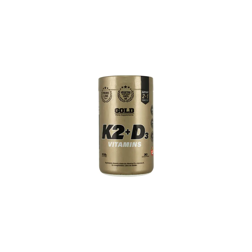[12020] K2 + d3 vitaminas gold nutrition x 30c
