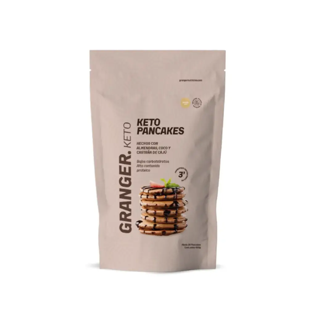 Pancakes keto granger 450gs vainilla