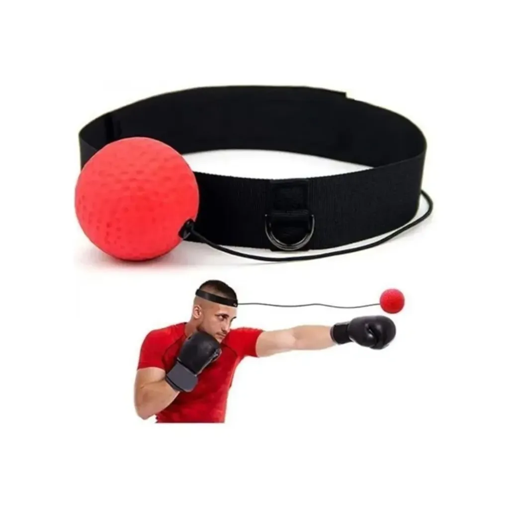 Vincha con pelota para reflejos boxeo