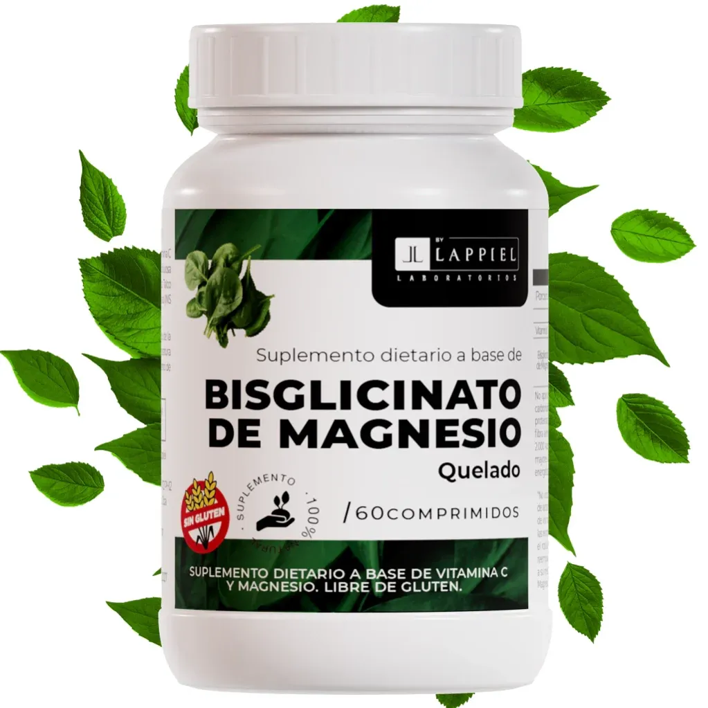 Bisglicinato de magnesio quelado 60c lappiel