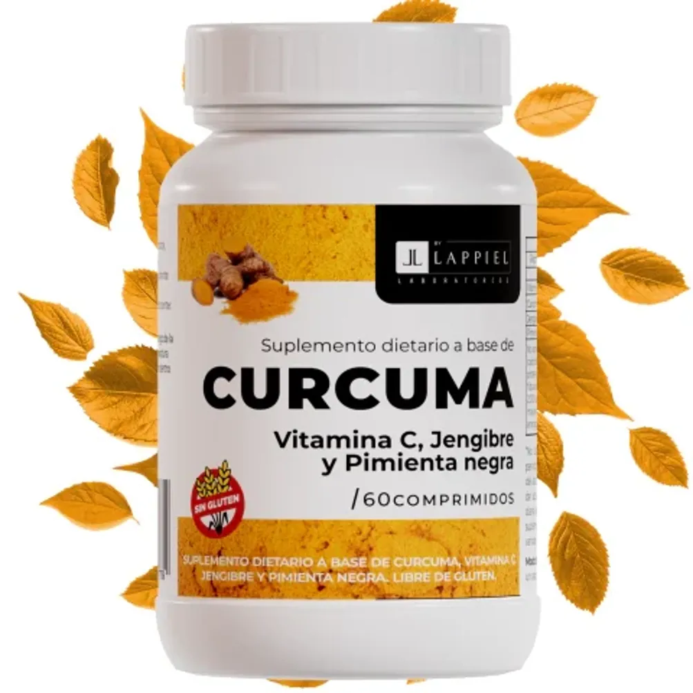 Curcuma + pimienta negra + jengibre 60c lappiel