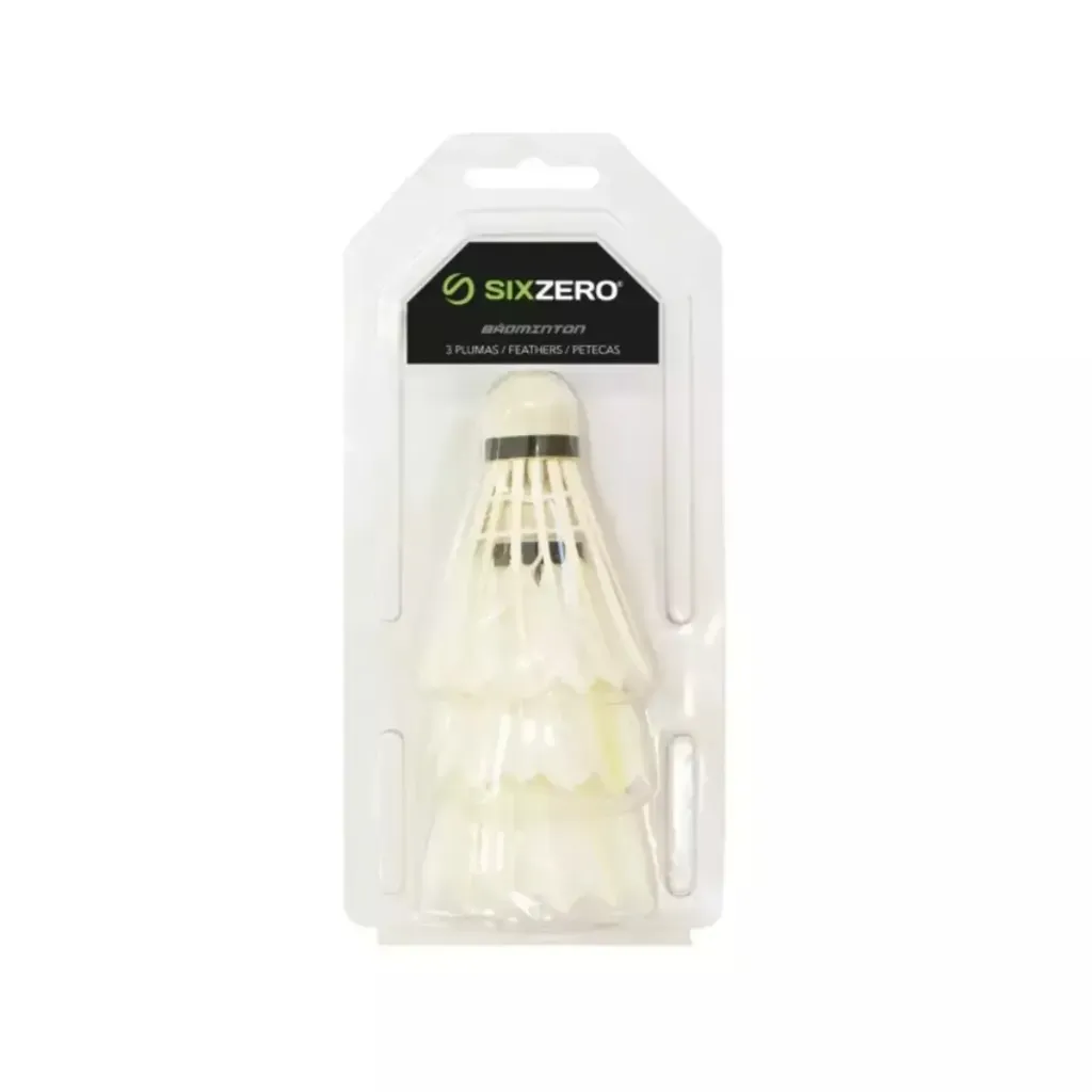 Plumas de ganzo badminton 21 sixzero