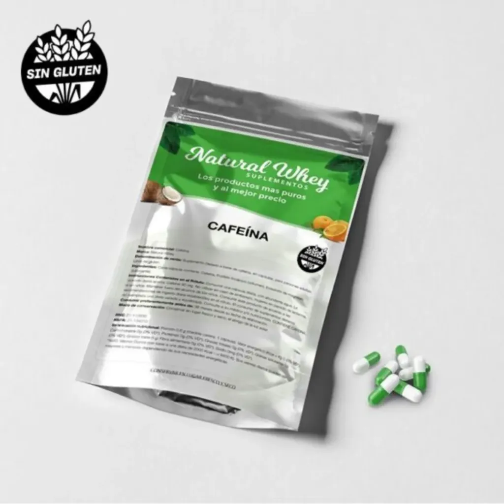 Cafeina anhidra natural whey x 60c