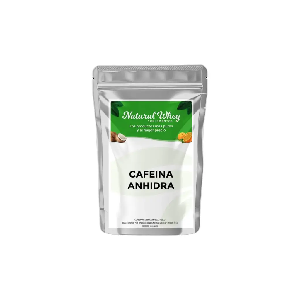 Cafeina anhidra natural whey x 50gs