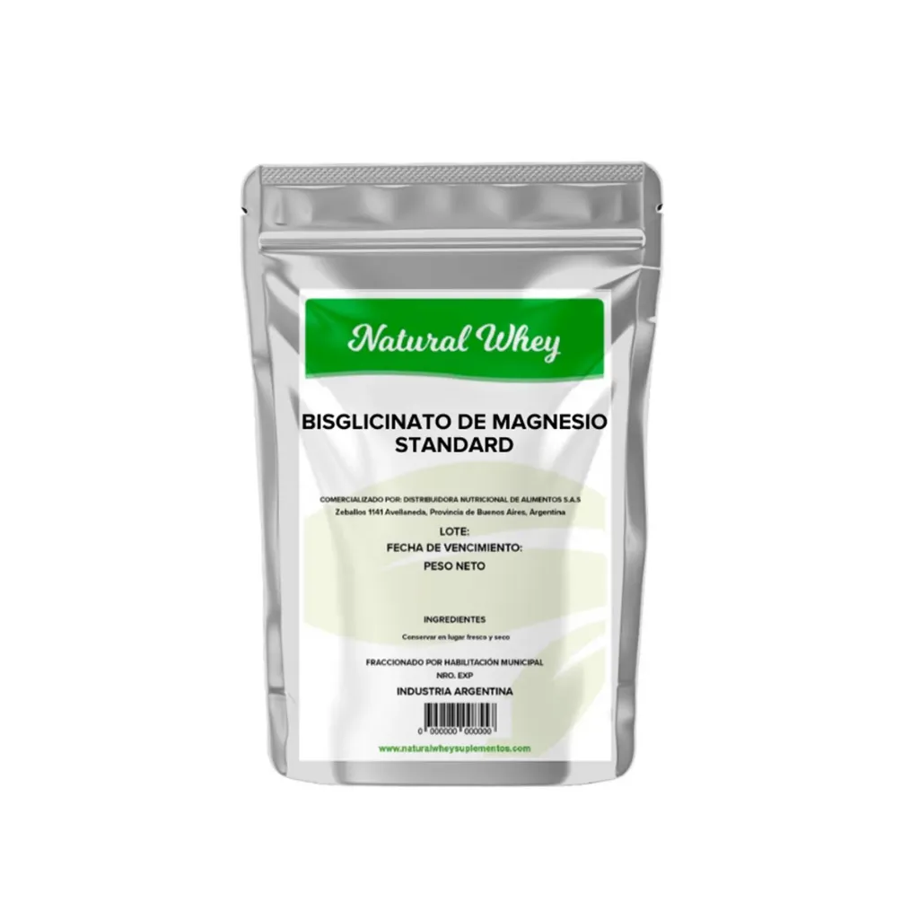 Bisglicinato de magnesio standard natural whey x 250gs