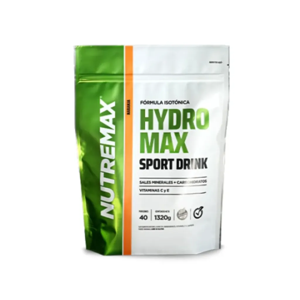 Hidratante nutremax hydromax sport x 1320gs 40 porciones (Naranja)