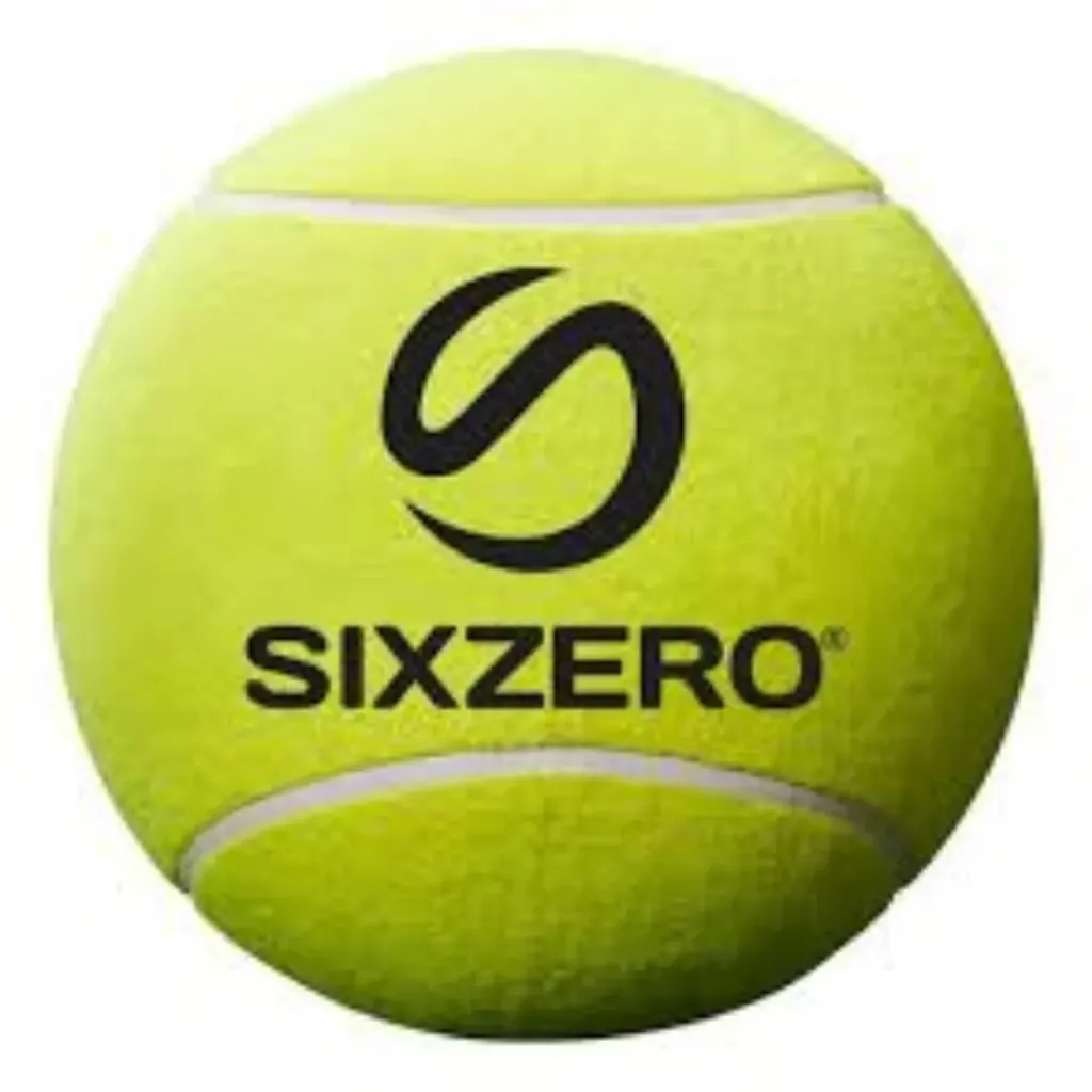 Balls futbol tenis signature 24cm sixzero - amarillo