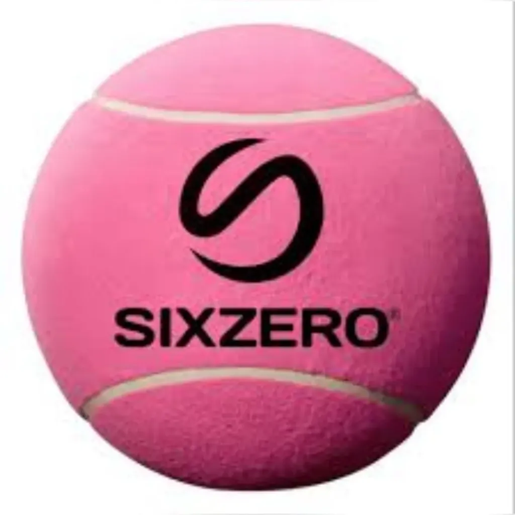Balls futbol tenis signature 24cm sixzero - rosa