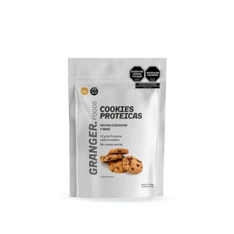 Cookies proteicas con chips de chocolate granger 220gs