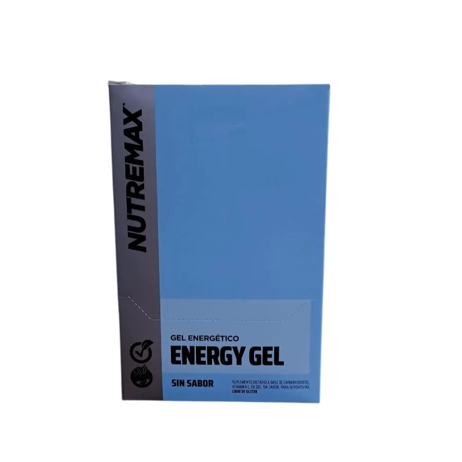Gel energy sin cafeina nutremax caja de 12u x 42gs (Naranja)