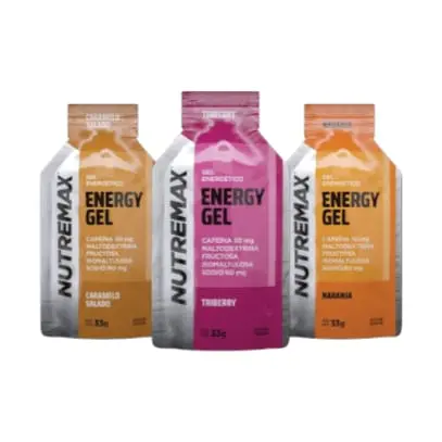 Gel energy sin cafeina nutremax caja de 12u x 42gs (Naranja)