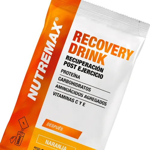 [10800] Recuperador nutremax recovery drink x sobre de 60gs naranja